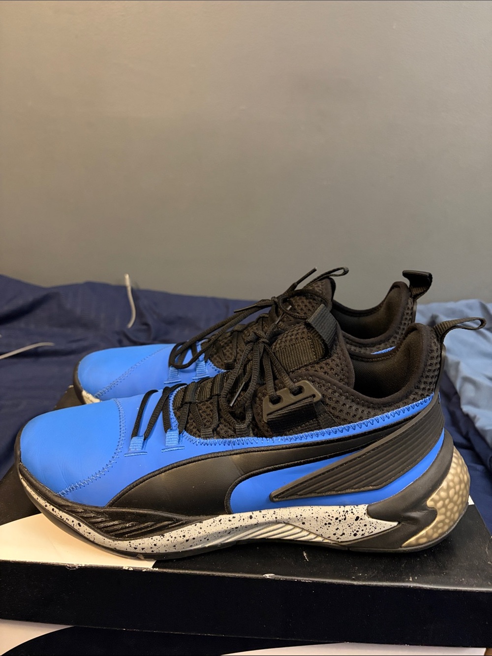 Puma Black and White Uproar Core Shoe Box